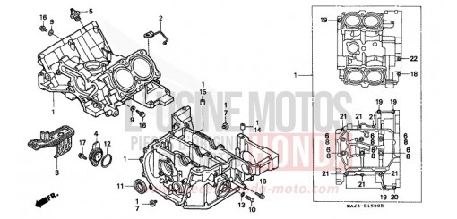 CARTER MOTEUR ST1100AS de 1995